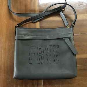 Frye Carson Perf Crossbody in Grey